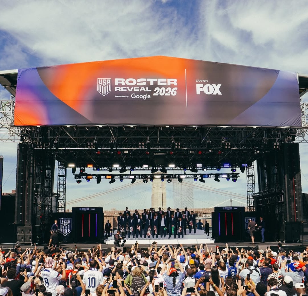 USMNT WC26 Roster Reveal at the Brooklyn waterfront